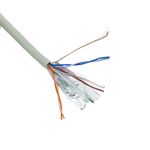 Bobina de cable de red ethernet Cat. 6 FTP de 305 m flexible de color gris - LM03400 - 03