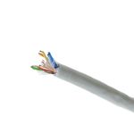 Bobina de cable de red ethernet Cat. 6a FTP de 305 m rígido de color gris - LM03600 - 06
