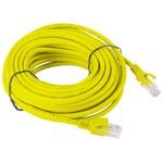 Cable de red ethernet Cat. 6 UTP de 10 m de color amarillo fluke tested PCU6-10CC-1000-Y - RU18600 - 01