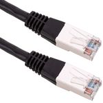 Cable de red ethernet Cat. 6 FTP de 0,25 m de color negro - RU04100 - 01