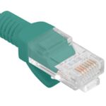 Cable de red ethernet Cat. 6 UTP de 5 m de color verde fluke tested PCU6-10CC-0500-G - RU19500 - 03