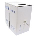 Bobina de cable de red ethernet Cat. 6 UTP de 305 m rígido de color gris - LM06200 - 02