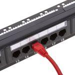 Patch panel 24 x RJ45 UTP cat.6 1Gb Ethernet - RD04000 - 05