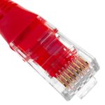Cable de red ethernet Cat. 6 UTP de 3 m de color rojo - RJ00500 - 02
