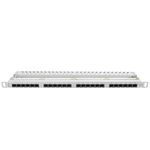 Patch panel 19" blanco de 24 RJ45 Cat.6 UTP 0.5U Lanberg PPU6-0024-S - RD11200 - 03