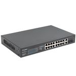 Switch Lanberg RSFE-16P-2C-150 100Mbps para rack de 19” de 18 puertos (16 POE y 2 Gigabit) - RA10100 - 05