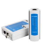Comprobador de cables de red Lanberg NT-0401 para RJ45 RJ12 RJ11 cables UTP/FTP/SFTP y coaxial - CT10300 - 03