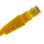 Cable de red ethernet Cat. 6 UTP de 5 m de color amarillo - RJ03700 - 04