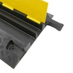 Pasacables de suelo para protección de cables eléctricos de 2 vías 98x44cm negro - BT01200 - 03