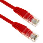 Cable de red ethernet Cat. 5e UTP de 5 m de color rojo - RL00700 - 03