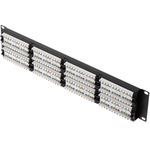 Patch panel de 48 RJ45 Cat.5e UTP 2U negro - RC03101 - 03