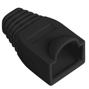 Cubierta de goma Lanberg para conector RJ45 de color negro Pack de 100uds