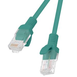 Cable de red ethernet Cat. 6 UTP de 5 m de color verde fluke tested PCU6-10CC-0500-G