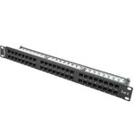 Patch panel 19" de 48 RJ45 CAT.6 UTP 1U Lanberg PPU6-1048-B - RD13100 - 02