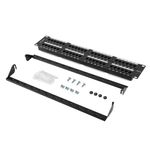 Patch panel 19" de 48 RJ45 CAT.5E UTP 1U Lanberg PPU5-2048-B - RD13300 - 02