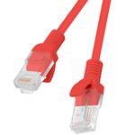 Cable de red ethernet Cat. 6 UTP de 1 m de color rojo PCU6-10CC-0100-R - RJ10300 - 01