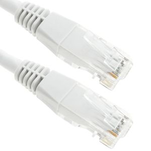 Cable UTP categoría 6 blanco 20m
