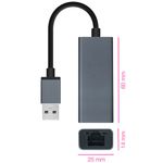 Adaptador USB 3.0 a Ethernet 10/100/1000 Mbps - RA01500 - 06