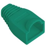 Cubierta de goma Lanberg para conector RJ45 de color verde Pack de 100uds - RP15500 - 01