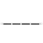 Patch panel 19" blanco de 24 RJ45 Cat.6 UTP 0.5U Lanberg PPU6-0024-S - RD11200 - 04