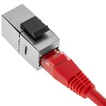 Empalme adaptador Keystone RJ45 hembra a hembra Cat.6A STP - RX03500 - 03