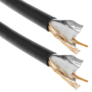 Bobina de cable coaxial RG59 de 300m