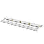 Patch panel 19" blanco de 24 RJ45 Cat.6 FTP 0.5U Lanberg PPS6-0024-S - RD11400 - 02