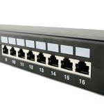 Patch panel de 24 RJ45 Cat.5e FTP 1U negro - RC04300 - 06
