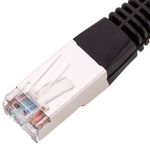 Cable de red ethernet Cat. 6 FTP de 0,5 m de color negro - RU04200 - 06