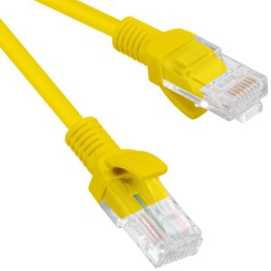 Lanberg cable de red ethernet UTP Cat. 5e 0,25m Fluke Passed amarillo