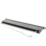 Patch panel 19" de 24 RJ45 Cat.5E FTP 0.5U Lanberg PPS5-0024-B - RD11000 - 03