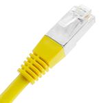 Cable de red ethernet Cat. 6 FTP de 0,25 m de color amarillo - RU03100 - 04