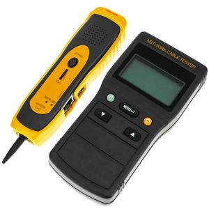 Herramienta comprobadora RJ45 con sonda y visor LCD