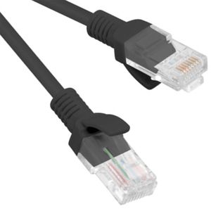 Lanberg cable de red ethernet UTP Cat. 5e 20m negro