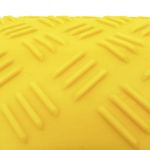 Pasacables de suelo para protección de cables eléctricos de 1 vía 100x13 cm amarillo rígido - BT03500 - 06