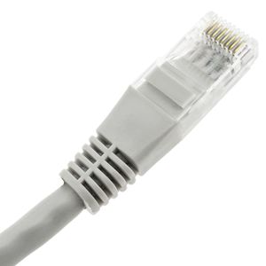 Cable de red ethernet Cat. 6 UTP de 50 m de color gris