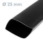 Tubo termoretráctil 2:1 LSHF negro de 25,0mm bobina 3m - HA01900 - 03