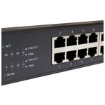 Rack 19" Giga Switch de 10/100/1000 Mbps de 16 UTP - RH07300 - 03