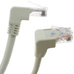 Cable de red de categoría 6 Cat.6 RJ45 acodado UTP 24AWG LAN de 1 m - RJ09300 - 01