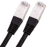 Cable de red ethernet Cat. 6 FTP de 0,5 m de color negro - RU04200 - 05