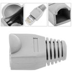 Cubierta de goma para conector RJ45 de color gris - RP05100 - 02