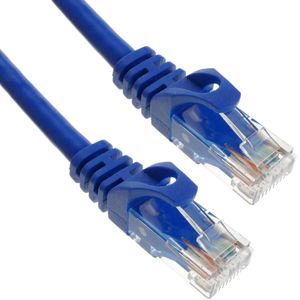 Cable de red ethernet Cat. 6a UTP de 0,25 m de color azul