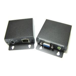Extensor VGA de alta resolución con audio UTP Cat.5 emisor y receptor VE01HA