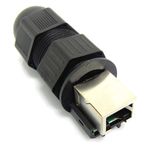 Keystone RJ45 hembra a RJ45 hembra Cat.6 UTP con protección IP68 - RD06900 - 01