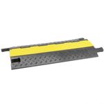 Pasacables de suelo para protección de cables eléctricos de 2 vías 98x44cm negro - BT01200 - 01