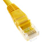 Cable de red ethernet Cat. 6 UTP de 3 m de color amarillo - RJ03500 - 02