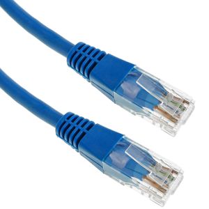 Cable de red ethernet Cat. 5e UTP de 3 m de color azul