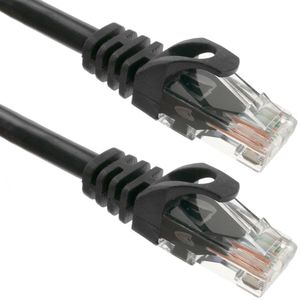 Cable de red ethernet Cat. 6a UTP de 2 m de color negro