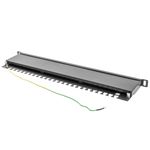 Patch panel 19" de 24 RJ45 Cat.5E UTP 0.5U Lanberg PPU5-0024-B - RD10800 - 05