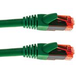 Cable de red ethernet Cat. 6a UTP de 0,25 m de color verde ultra flexible - LJ12000 - 05